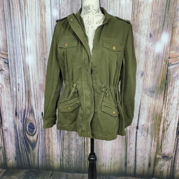 Lucky Brand Army Green Utility Jacket - Picture 1 of 8